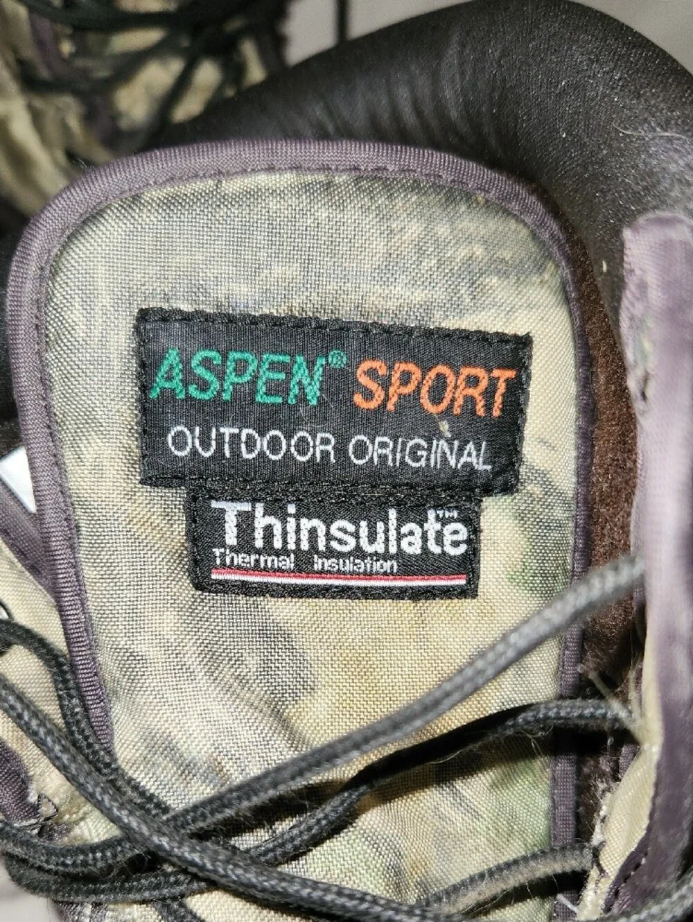 Aspen Sport Men's Waterproof Camouflage Duck Boots - Black & Green